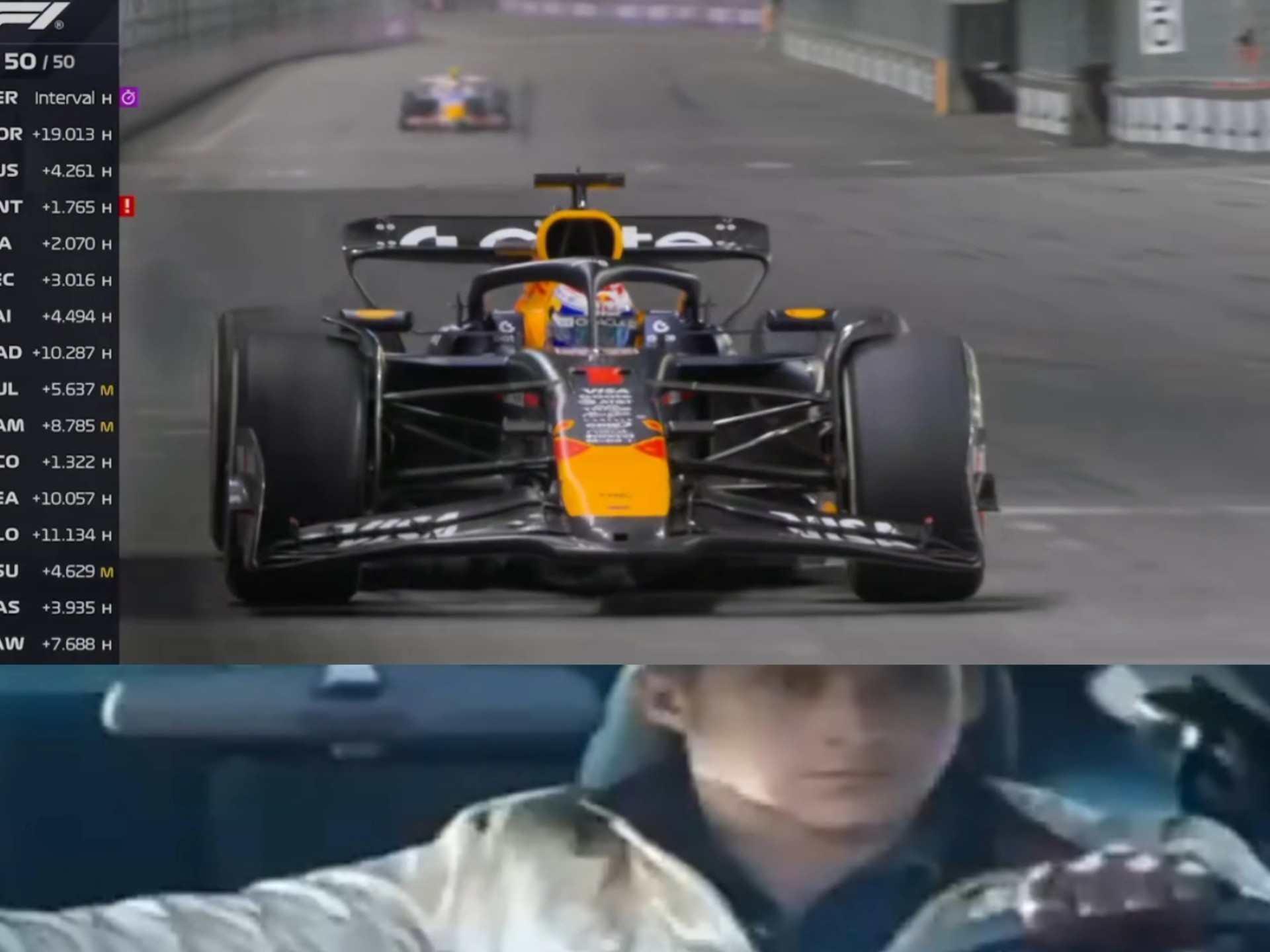 迈凯伦逆转法拉利，维斯塔潘统治全场