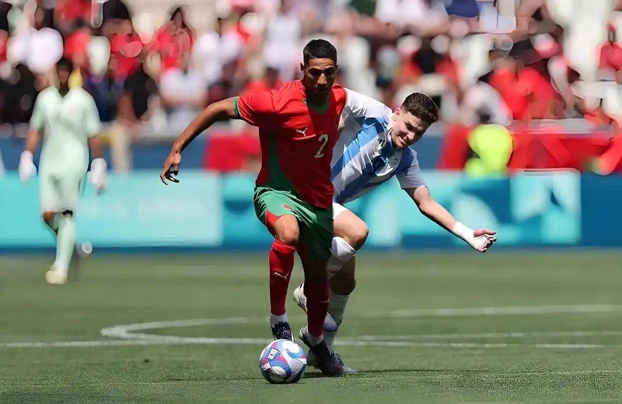 法国力克摩洛哥,阿什拉夫统治全场 法国力克摩洛哥,阿什拉夫统治全场