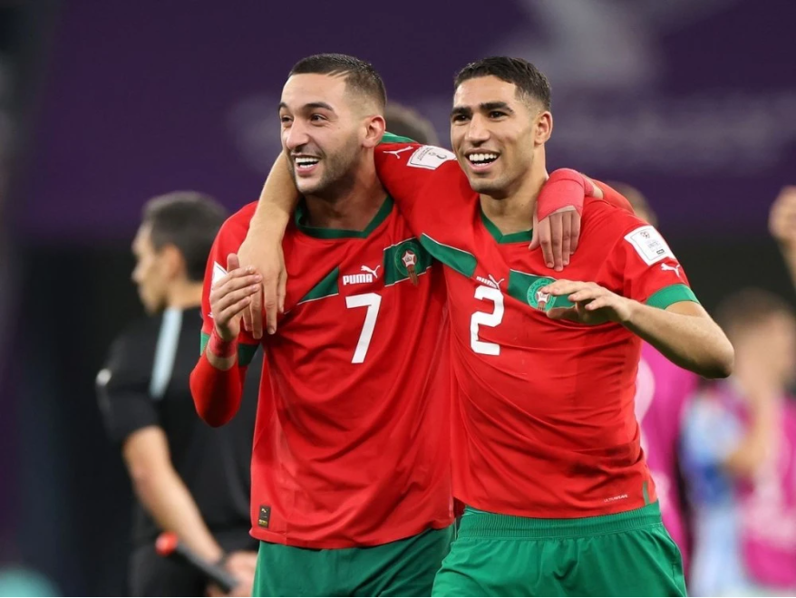 法国力克摩洛哥,阿什拉夫统治全场 法国力克摩洛哥,阿什拉夫统治全场